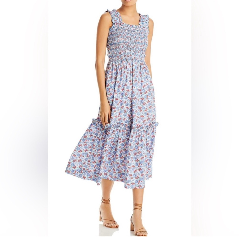 Sea New York smoked floral dress